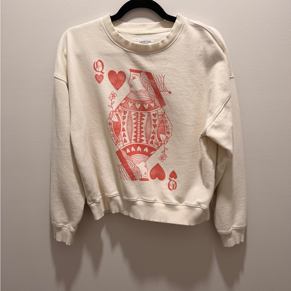 American Eagle Queen of Hearts sweatshirt